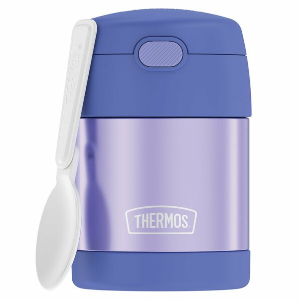 Thermos 10-Ounce FUNtainer Vacuum-Insulated Stainless Steel Food Jar (Purple) F3100PU6